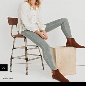 Lucky Brand AVA MID RISE SKINNY VELVET PANT size 8/29